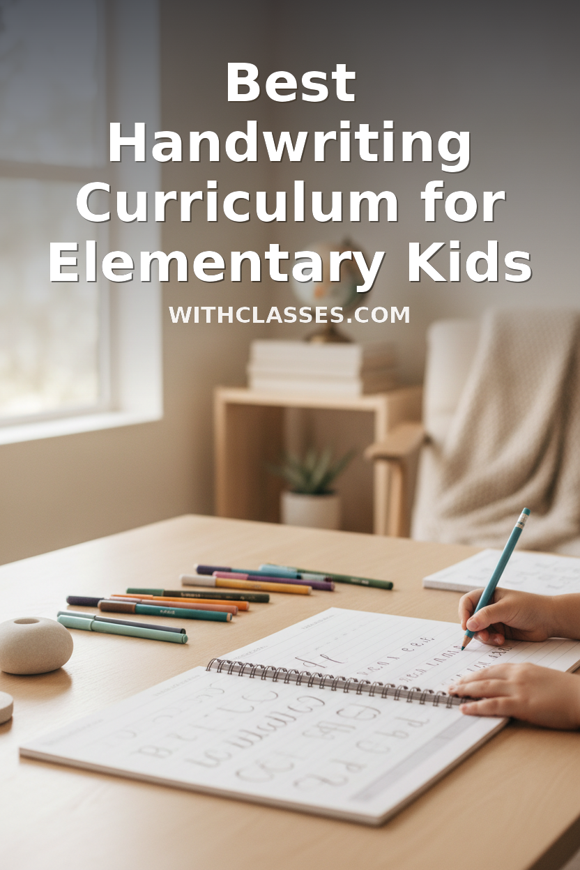 best handwriting curriculum for elementary kids