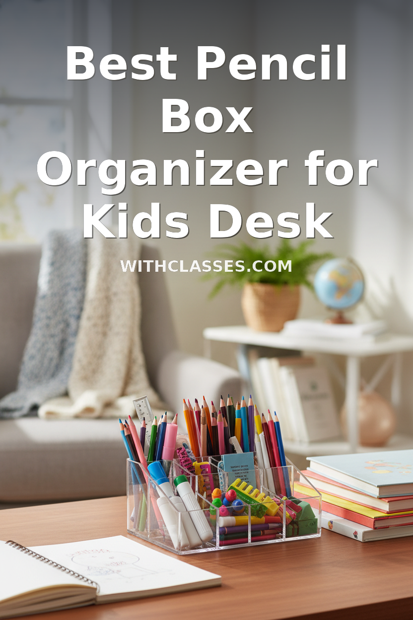 best pencil box organizer for kids desk